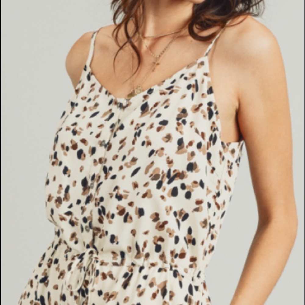 Animal print jumper